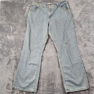 Levi's Jeans Women 14 S Light Blue 550 Relaxed Boot Cut Stretch Denim 5-Pocket
